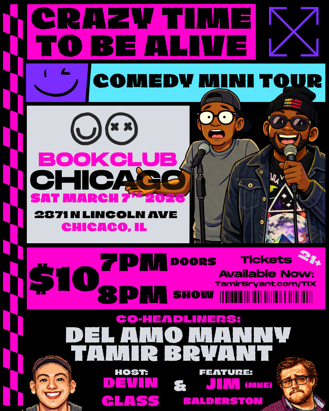 CRAZY TIME TO BE ALIVE TOUR POSTER (16X20)