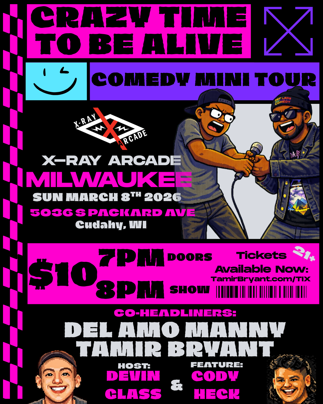 CRAZY TIME TO BE ALIVE TOUR POSTER (16X20)